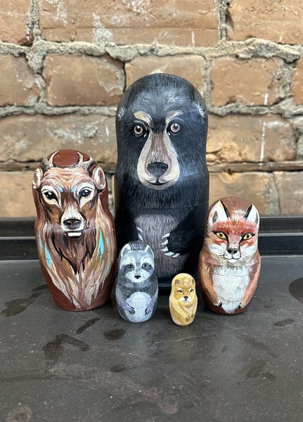 Event image PAINTED INDIGENOUS ANIMAL NESTING DOLLS